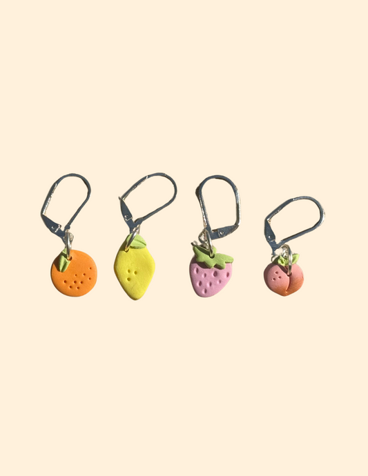 Fruit Crochet Stitch Markers